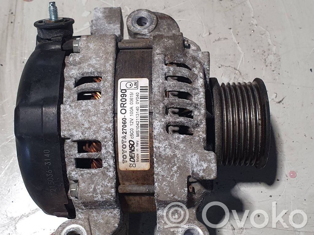 Toyota Auris E180 Generator/alternator 