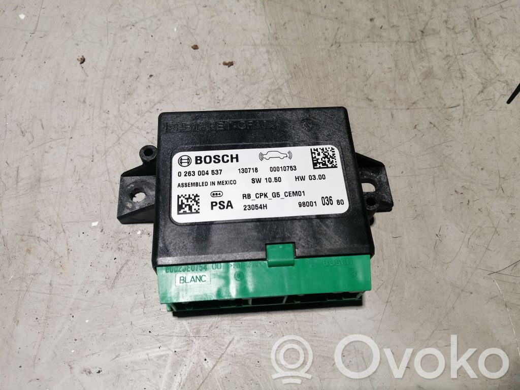 Sterownik / Moduł parkowania PDC   9800103680,0263004537