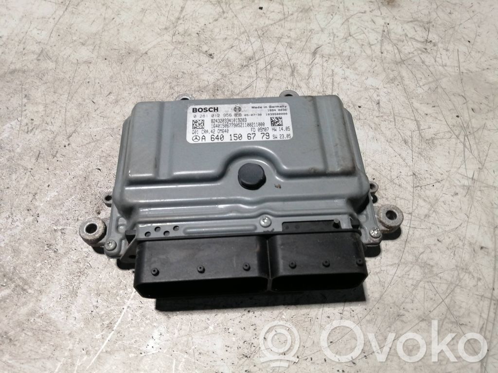Sterownik / Moduł ECU   A6401506779,0281012956