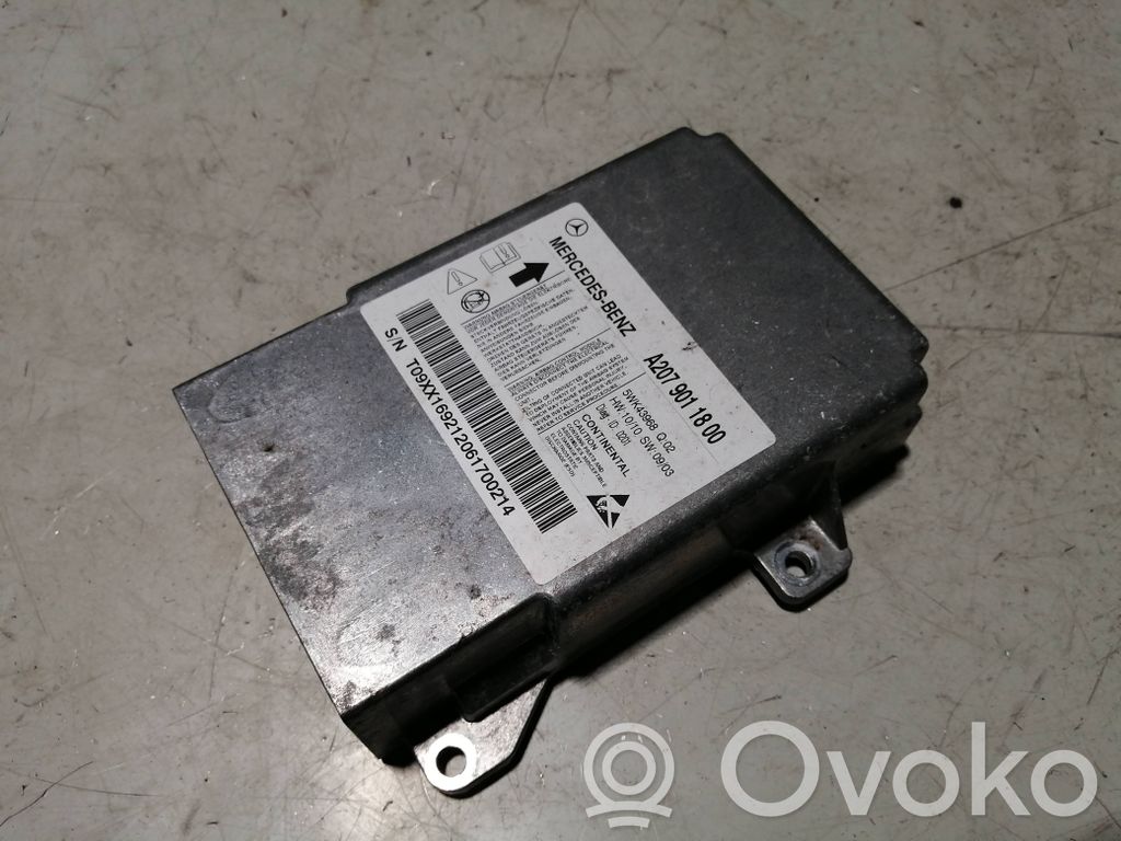 Sterownik / Moduł Airbag   A2079011800,5WK43968