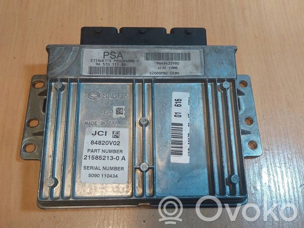 Peugeot 1007 Engine control unit/module ECU 