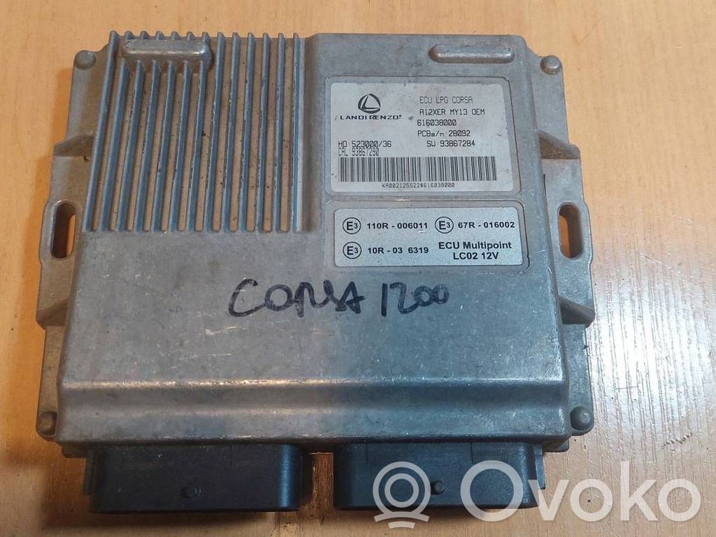 Opel Corsa D LP gas control unit module 