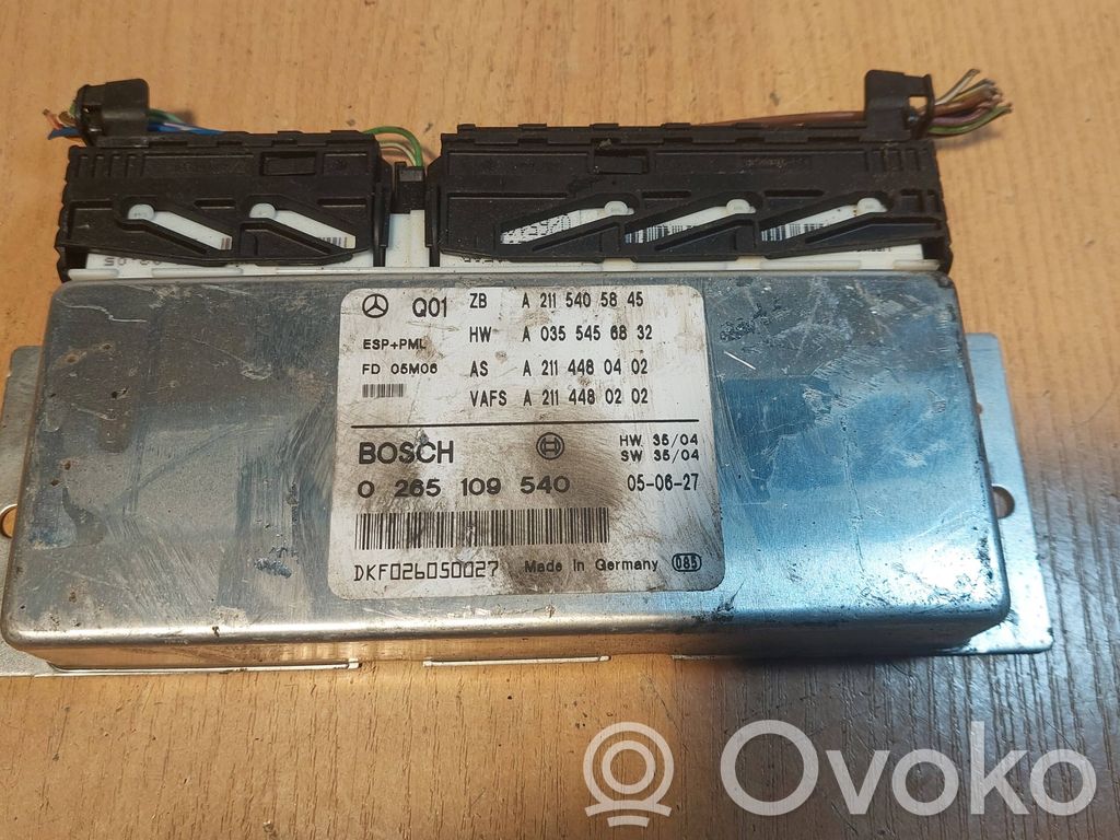 Mercedes-Benz E W211 Unitate control ESP (sistem de stabilitate) 