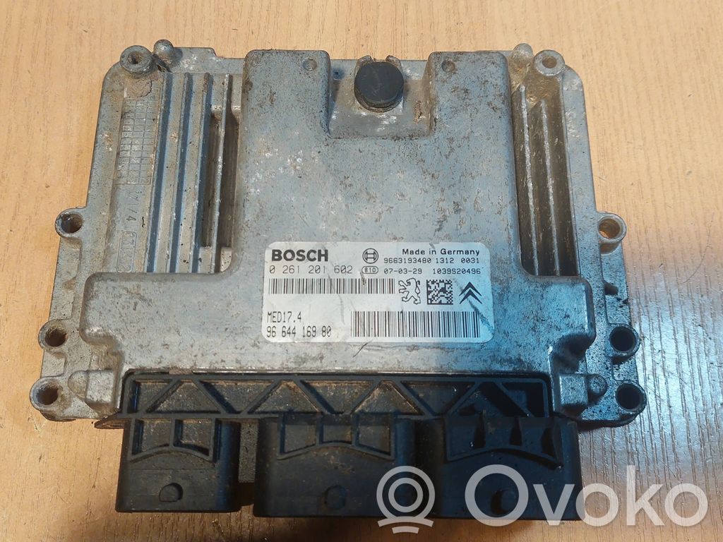 Engine control unit/module ECU   0261201602,9664416980,9663193480,MED174