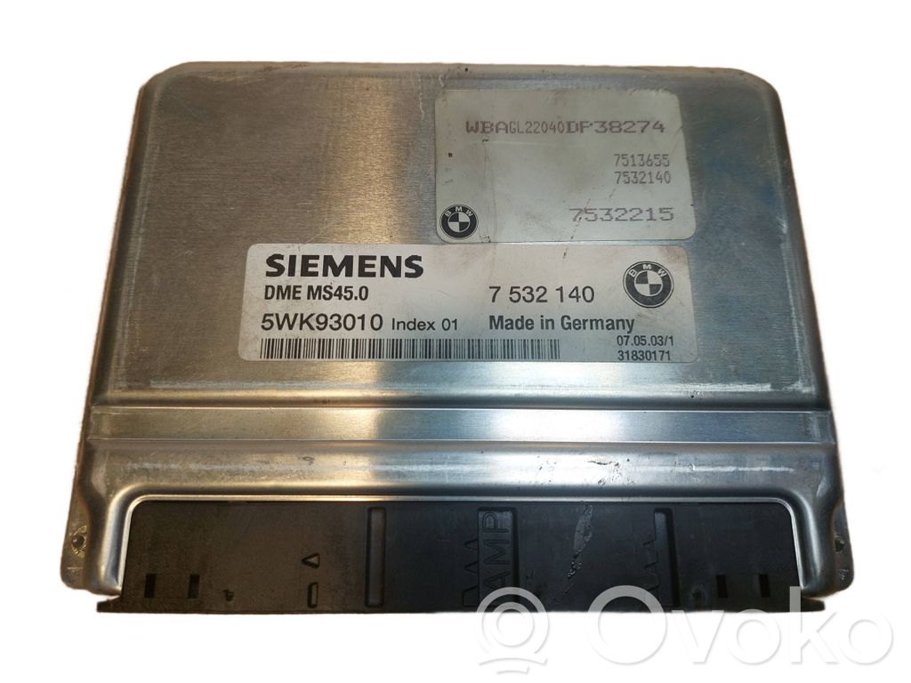 BMW 7 E65 E66 Engine control unit/module ECU 