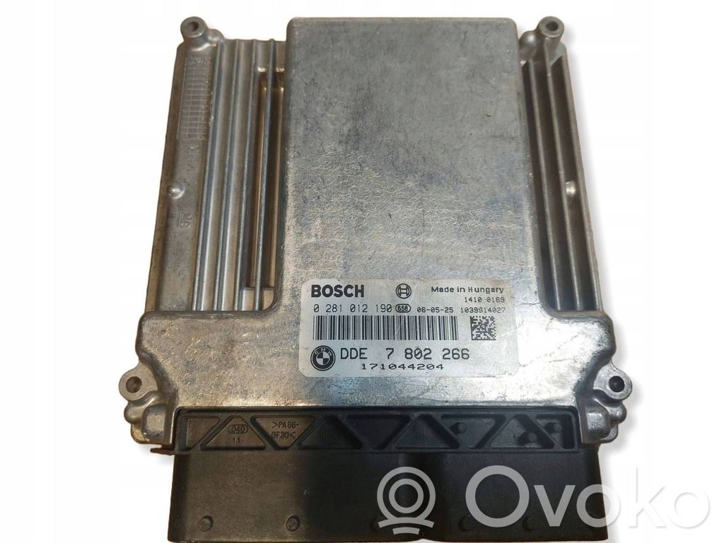 Unidad de control/módulo ECU del motor   0281012190,7802266