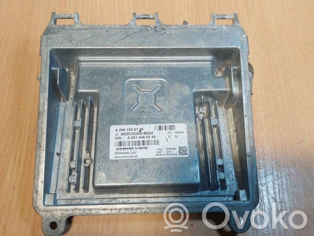 Mercedes-Benz A W169 Unitate control motor/modul ECU 