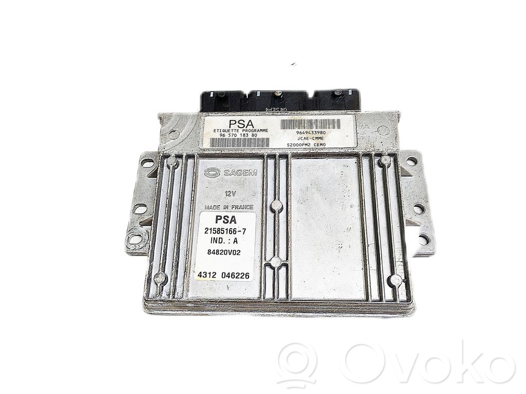 Citroen C3 Engine control unit/module 