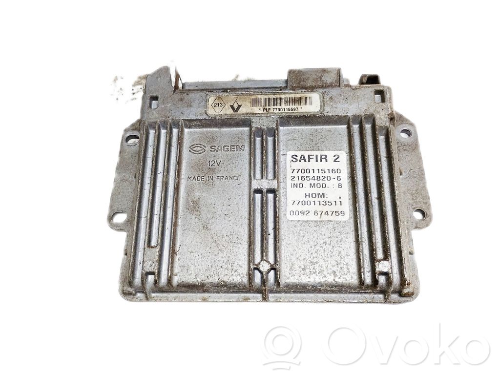 Renault Clio II Engine control unit/module 
