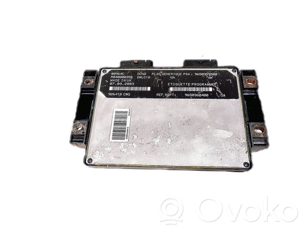 Engine control unit/module   9650360480