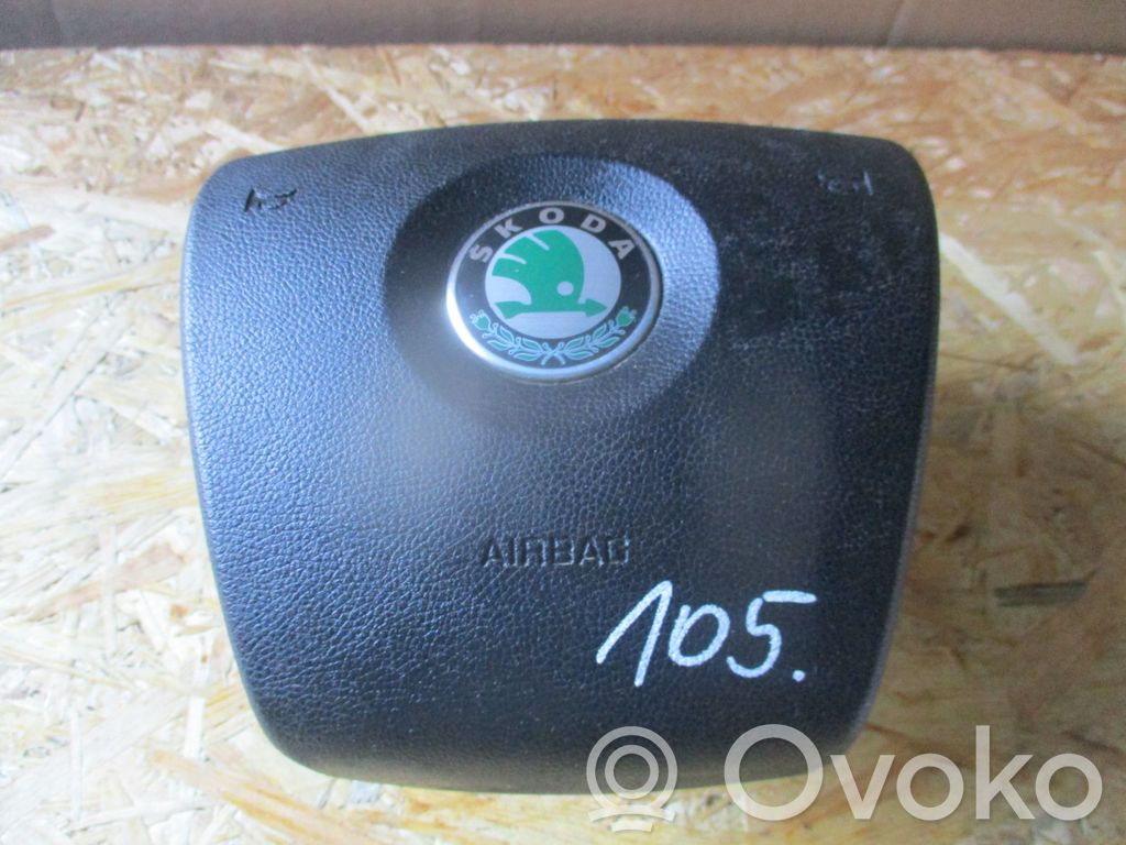 Skoda Octavia Mk2 (1Z) Ohjauspyörän turvatyyny 