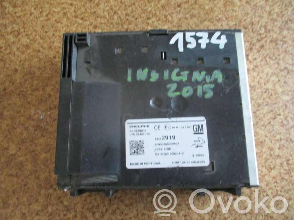 Opel Insignia A Unitate/modul control navigație GPS 