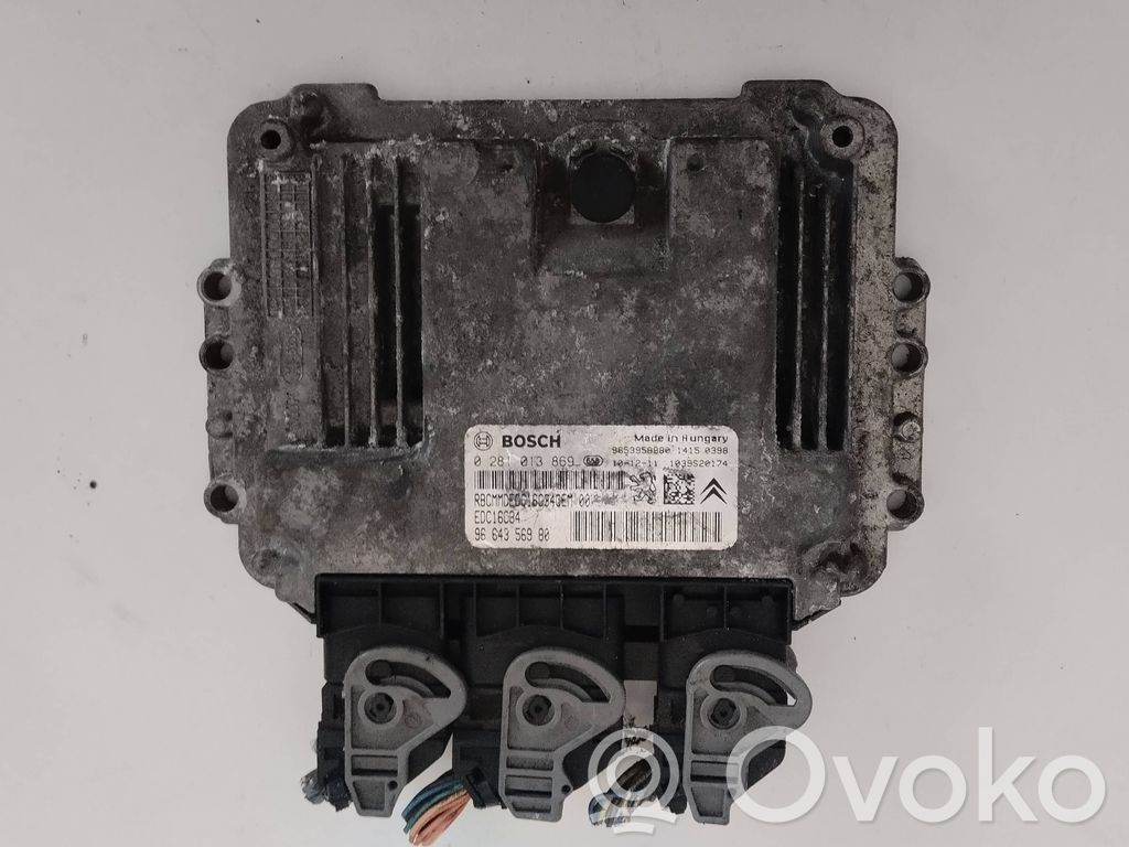 Engine control unit/module   9653958980,9664356980,0281013869