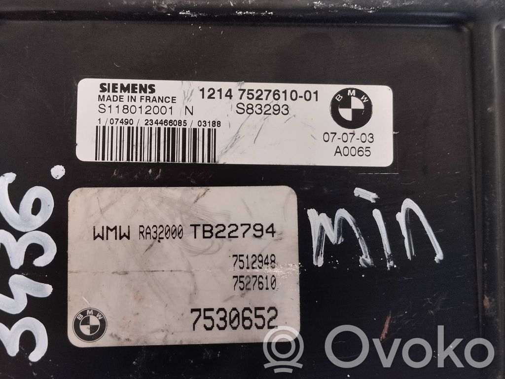 Mini One - Cooper R50 - 53 Engine control unit/module 