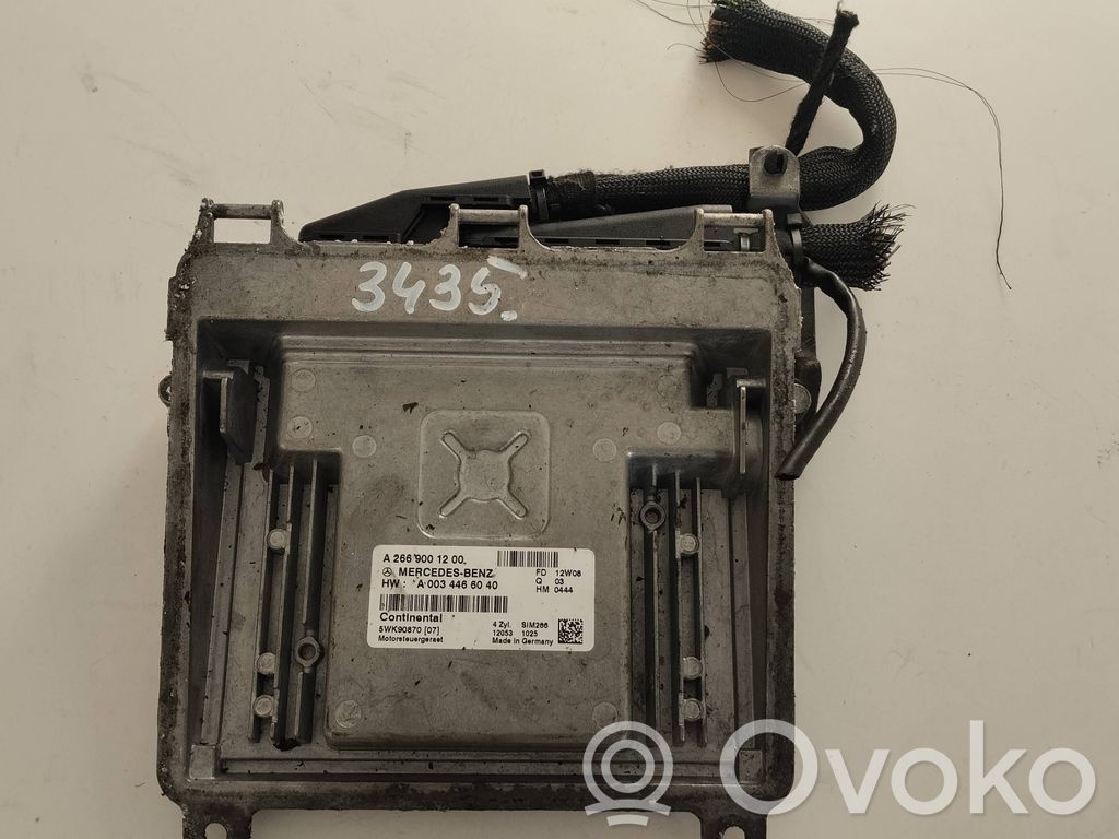 Mercedes-Benz A W169 Engine control unit/module 