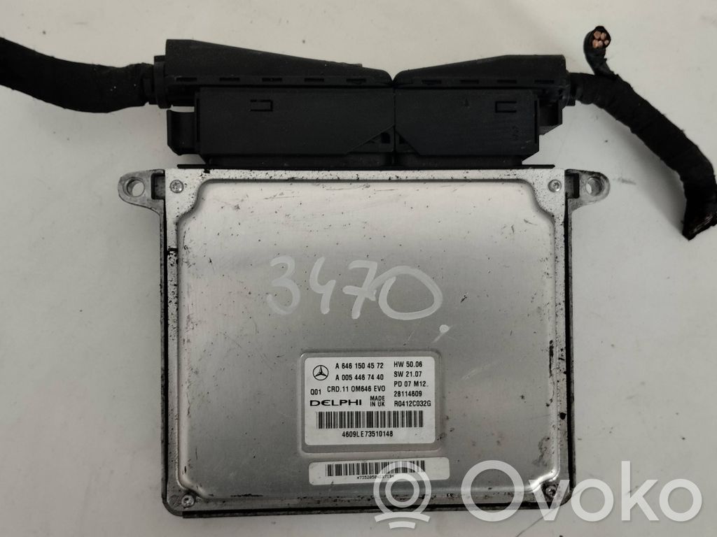 Mercedes-Benz C W204 Engine control unit/module 