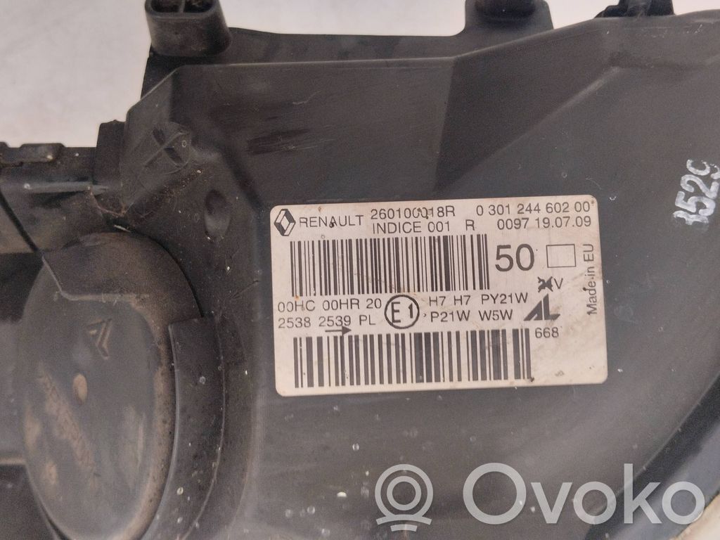 Lampa przednia   260100018R,25382539,030124460200