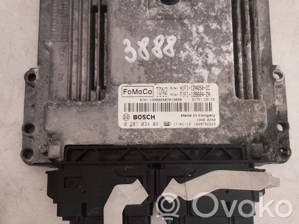 Engine control unit/module   H1F112A650DC,F1F112B684ZA,0281034041