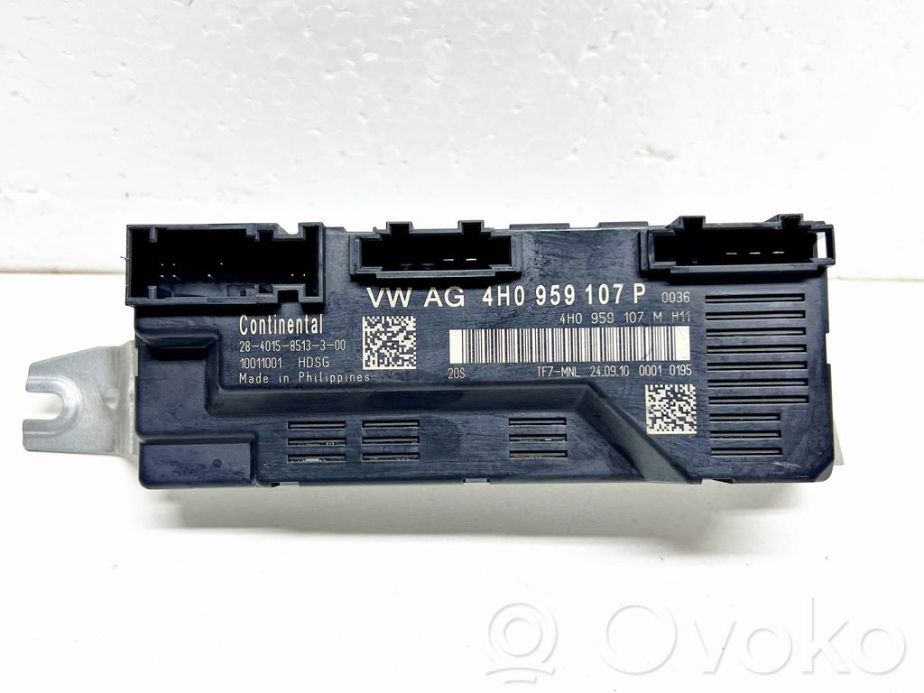 Tailgate/trunk control unit/module   4H0959107P,4H0959107M