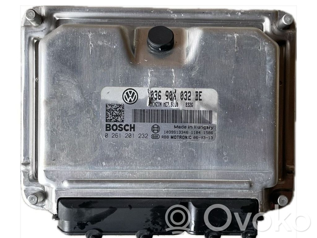 Engine control unit/module   036906032BE,0261201232