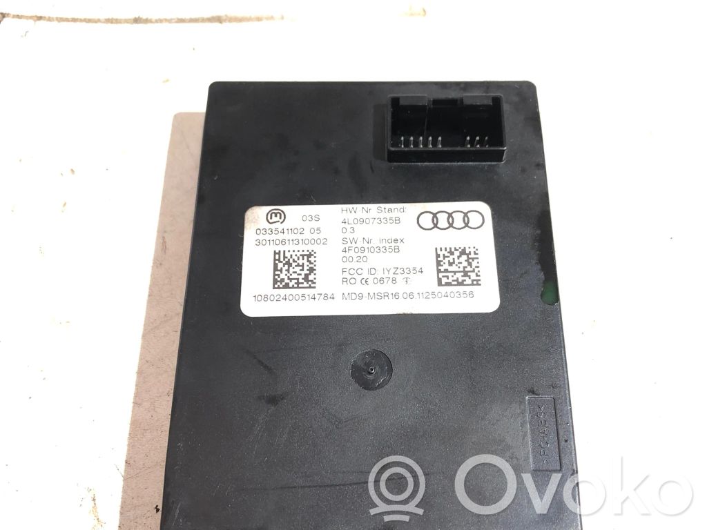 Audi Q7 4L Moduł / Sterownik systemu uruchamiania bezkluczykowego 