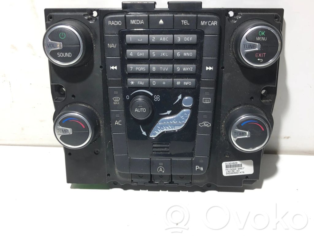 Climate control unit   31324828,13W19E03,M4192600067,SN2000861479