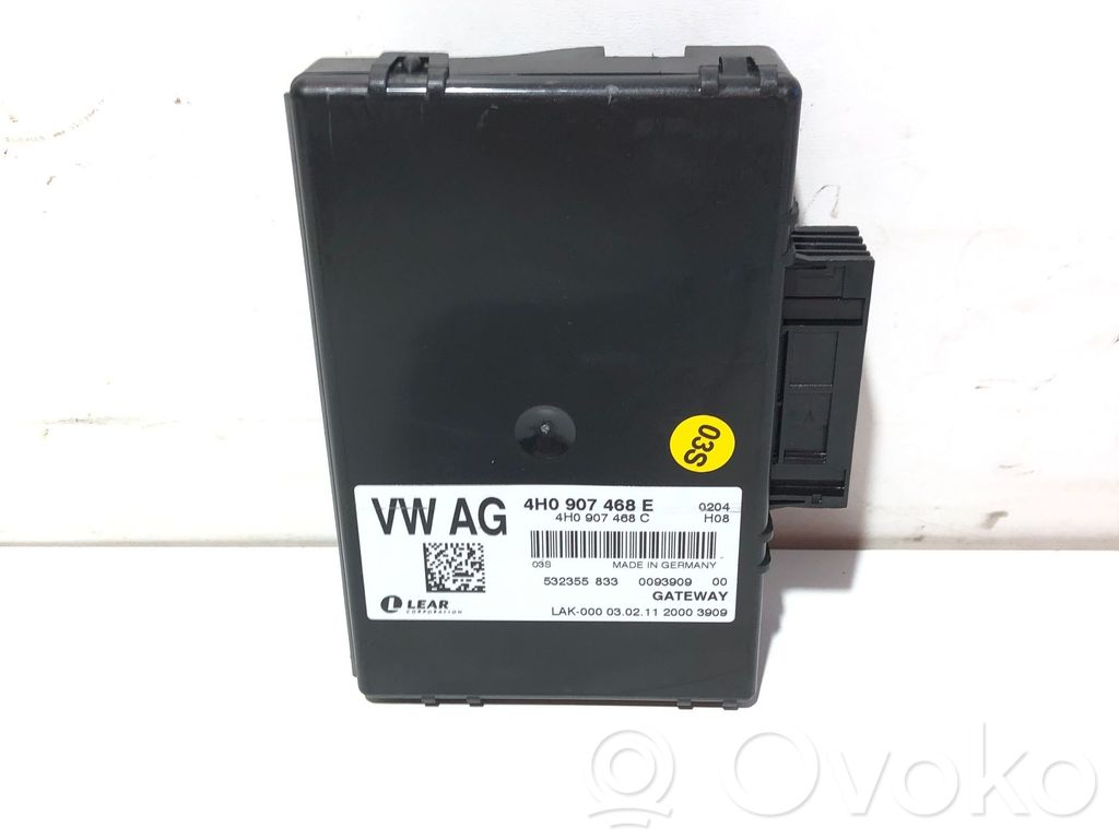 Audi A8 S8 D4 4H Gateway valdymo modulis 