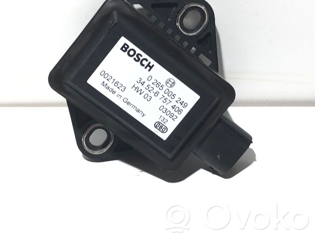 BMW 7 E65 E66 ESP acceleration yaw rate sensor 