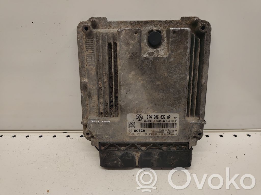 Volkswagen Crafter Engine ECU kit and lock set 
