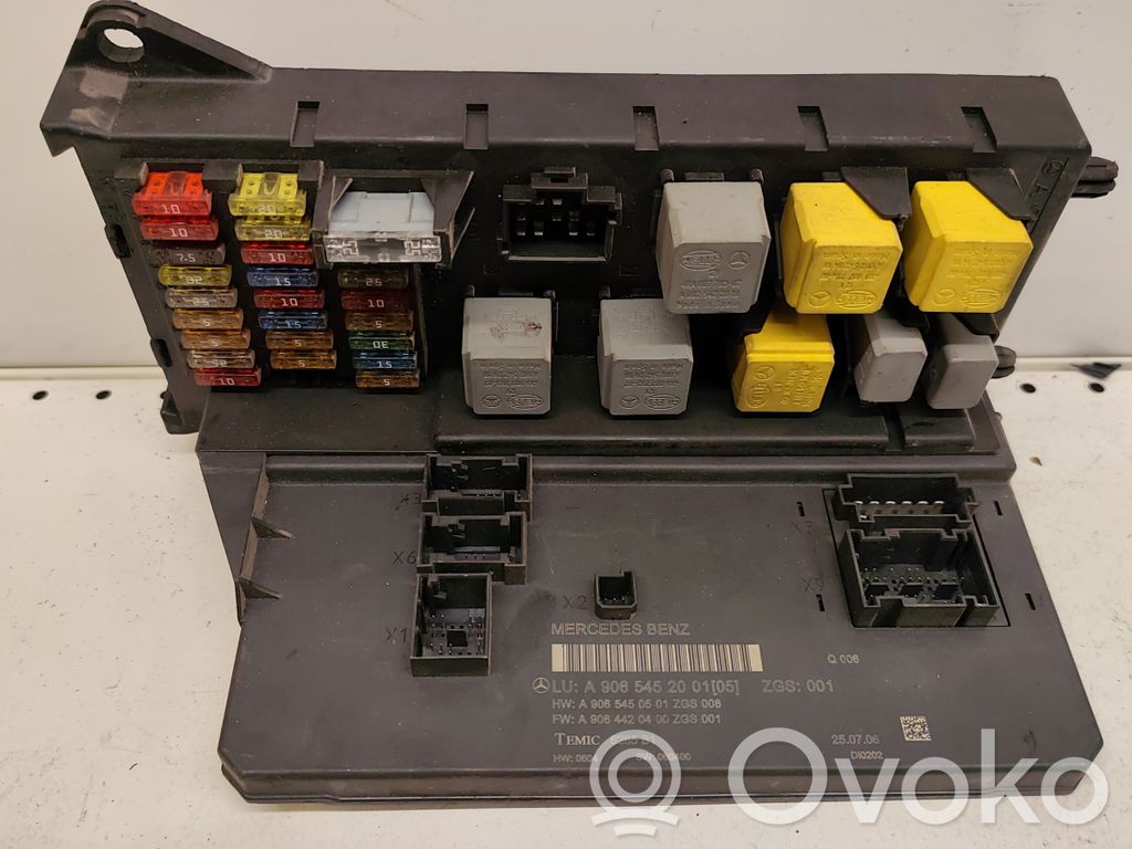 Mercedes-Benz Sprinter W906 Moduł / Sterownik komfortu 