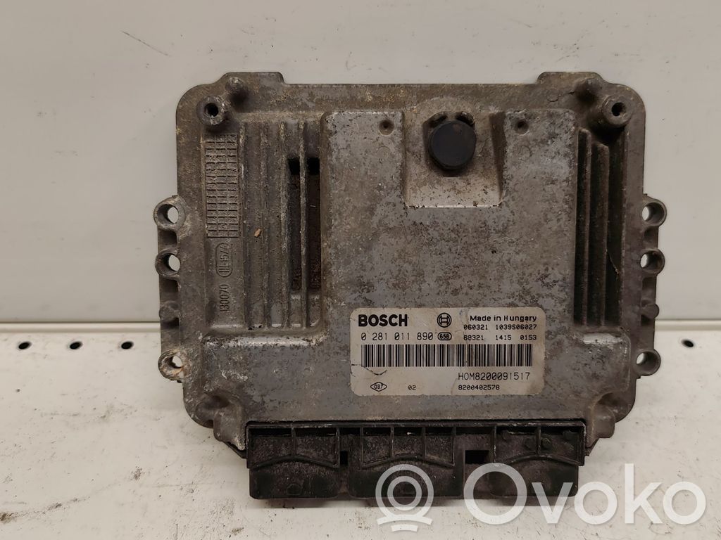 Engine control unit/module   0281011890,8200402578