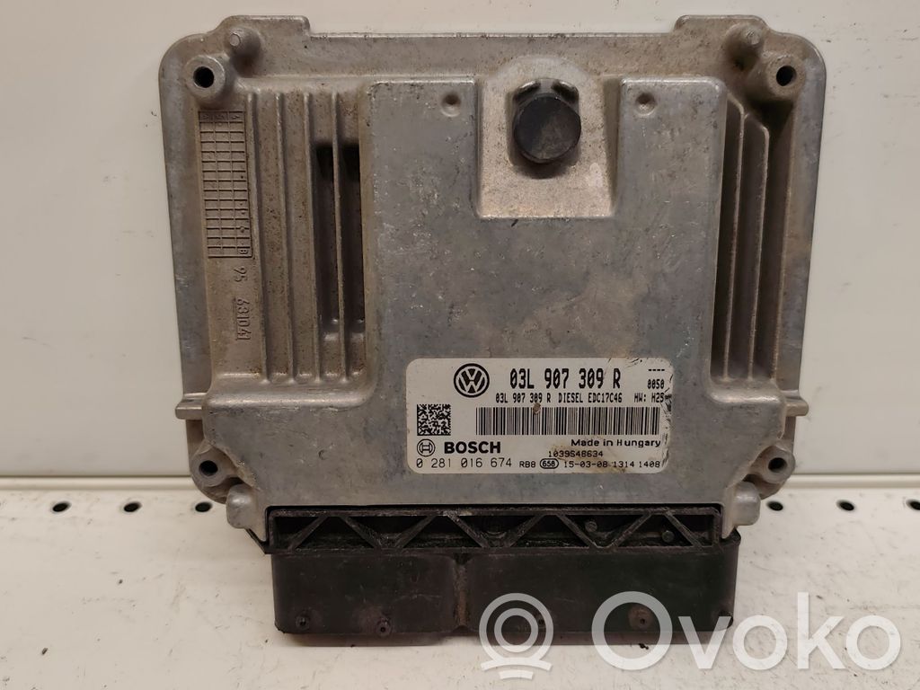 Engine control unit/module   03L907309R,0281016674