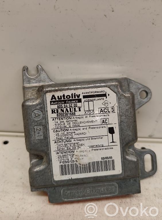 Renault Master II Unidad de control/módulo del Airbag 