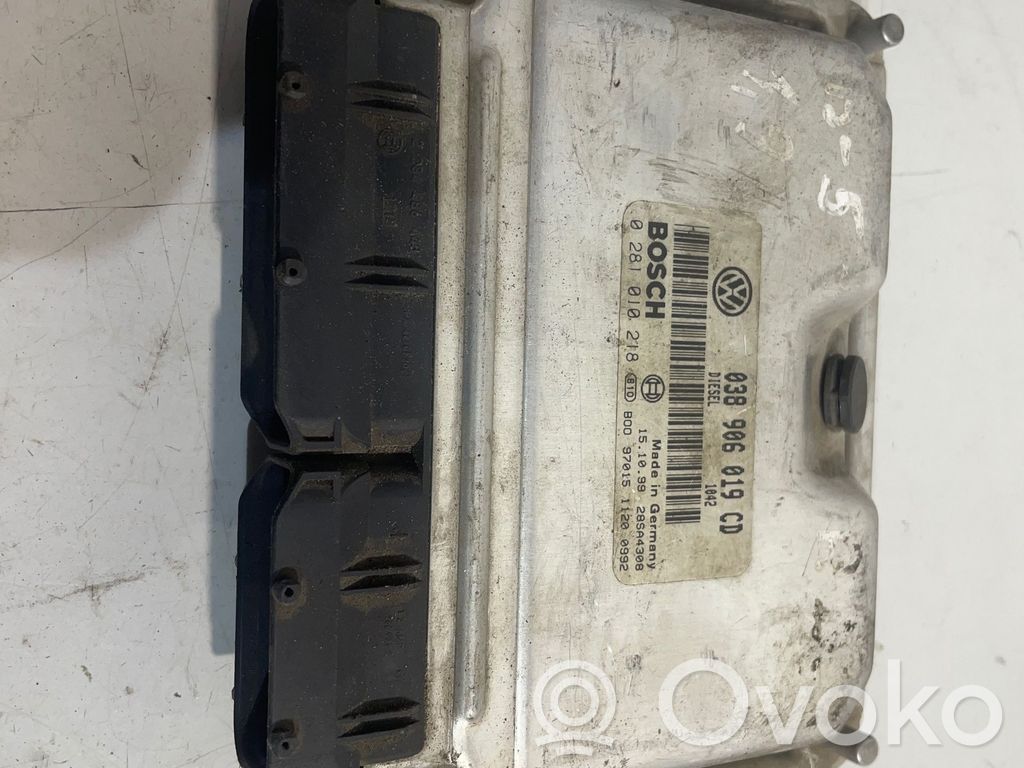 Engine control unit/module   038906019CD,0281010218