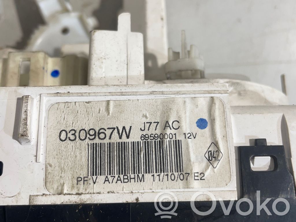 Renault Modus Climate control unit 