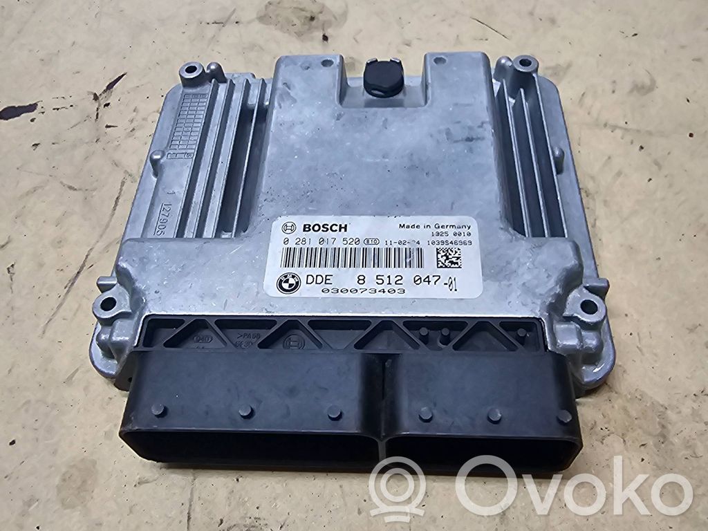 Engine control unit/module   0281017520,8512047,1039S46969,030073403