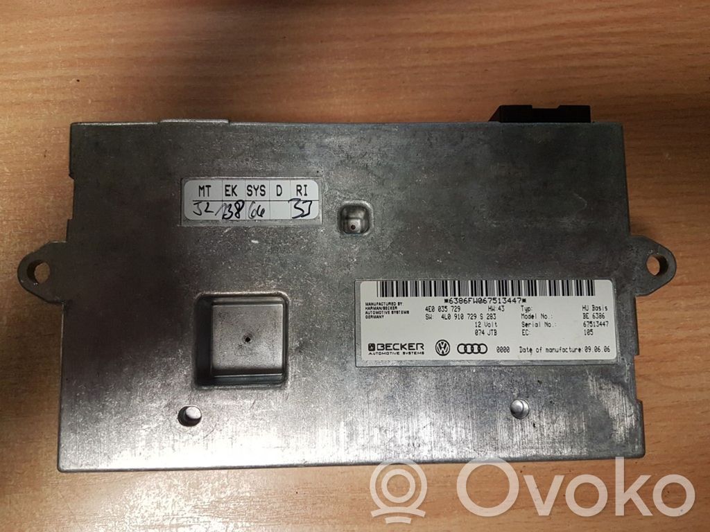 Unidad de control de vídeo   4E0035729,4L0910729S