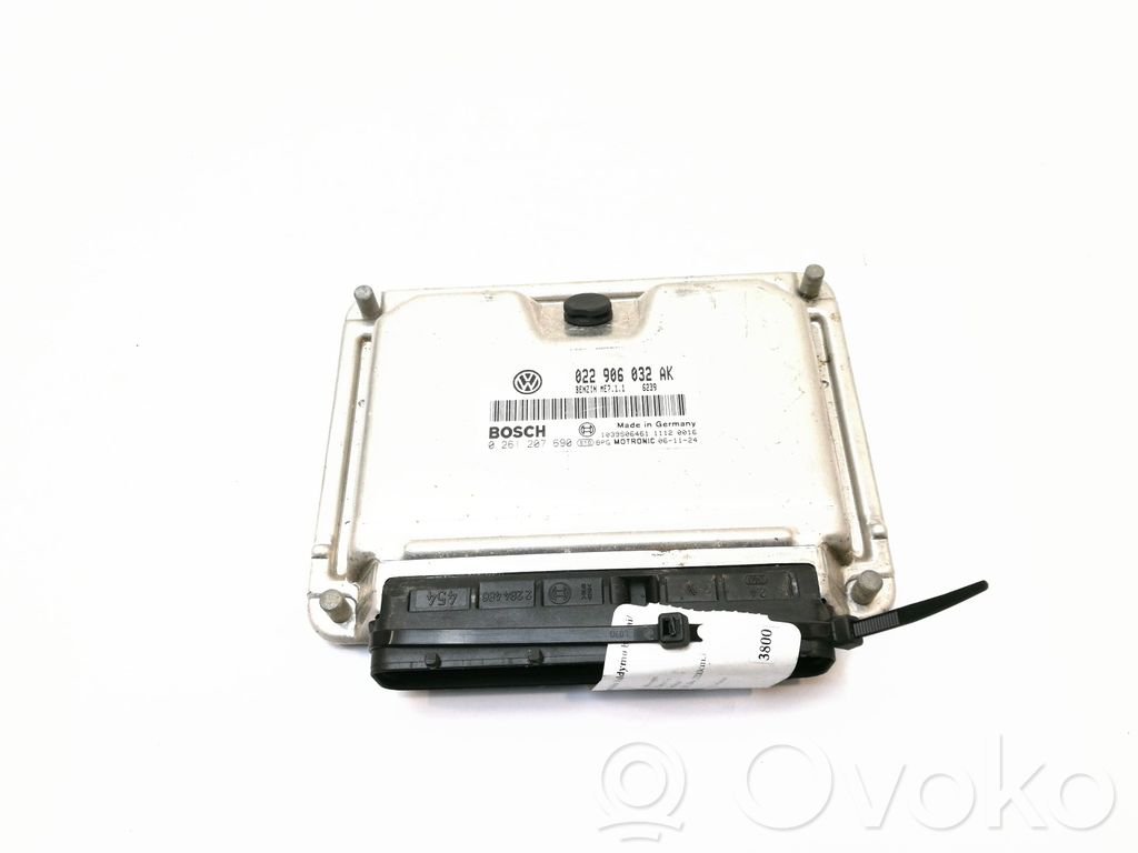 Engine control unit/module   022906032AK,0261207690