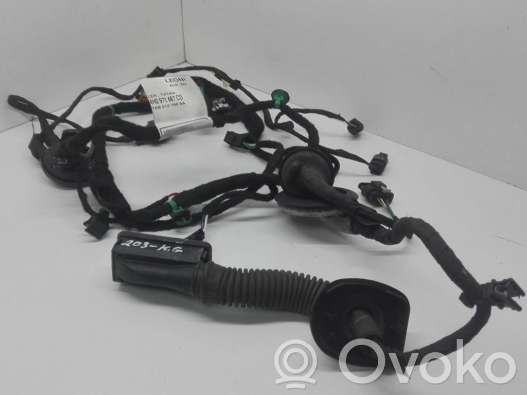 Audi A8 S8 D4 4H Cableado de puerta trasera 