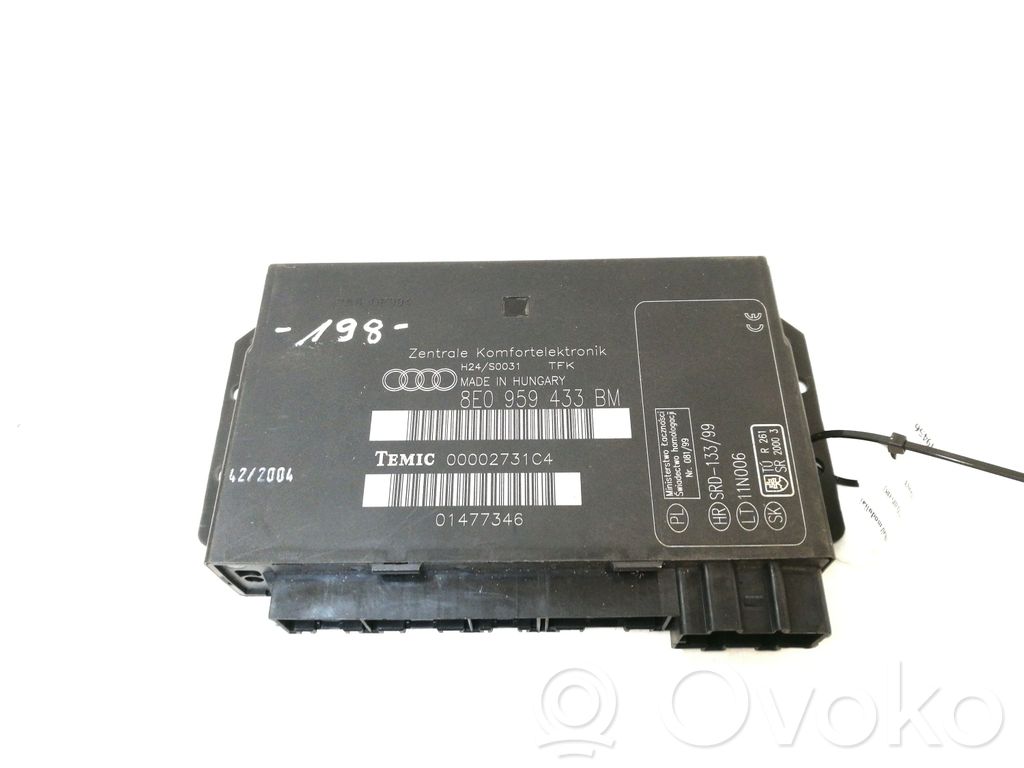 Audi A4 S4 B7 8E 8H Módulo de confort/conveniencia 