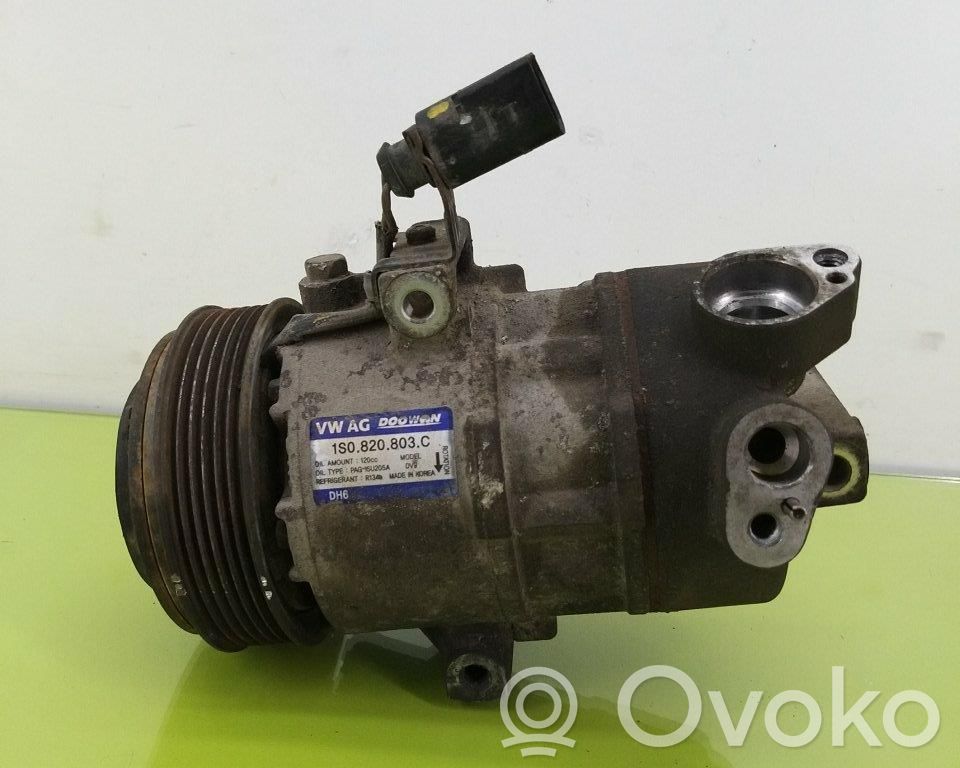 Air conditioning (A/C) compressor (pump)   1S0820803C,1S0820803C