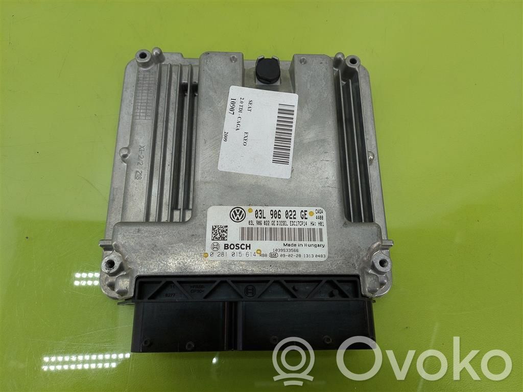 Engine control unit/module   0281015614,03L906022GE,0281015614,03L906022GE