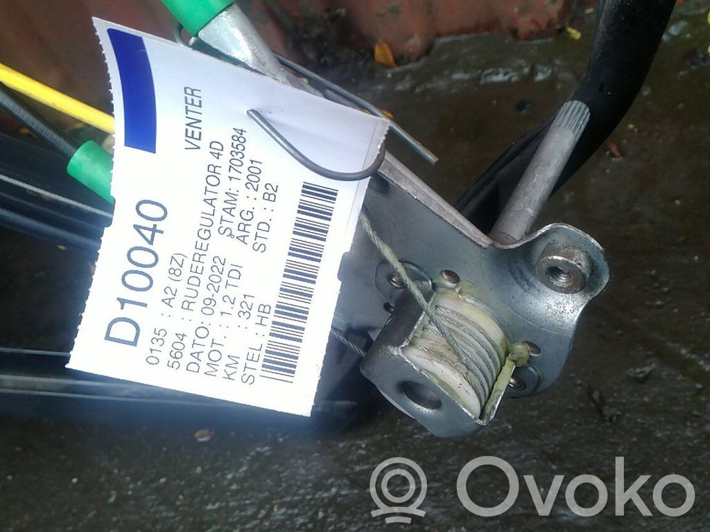 Audi A2 Regulador de puerta delantera con motor 