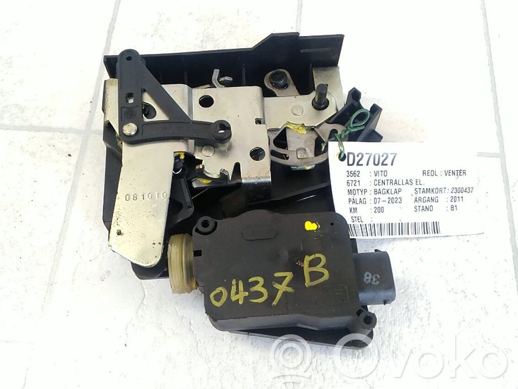 Mercedes-Benz Vito Viano W639 Moteur verrouillage centralisé