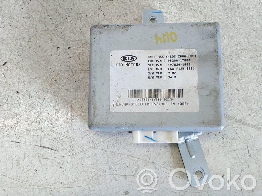 Unidad de control/módulo de la dirección asistida   953001Y000