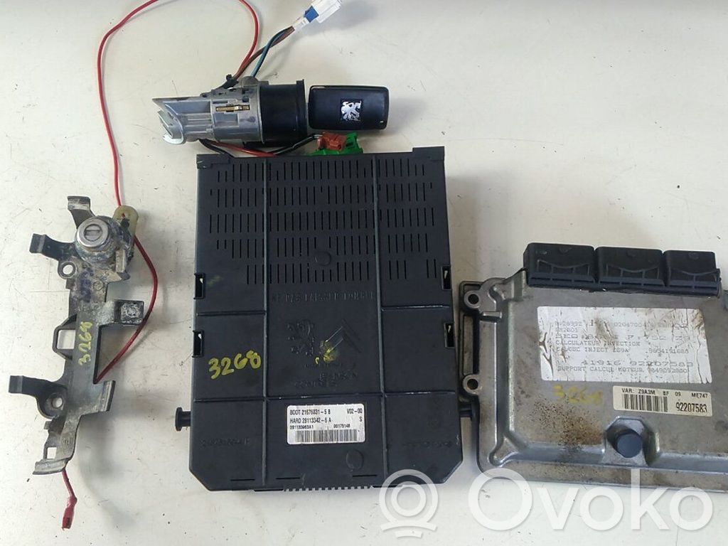 Peugeot 607 Relè blocco accensione 