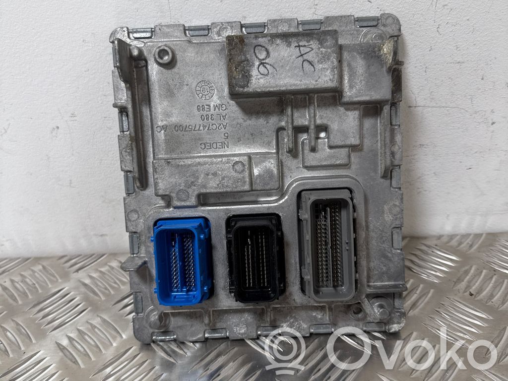 Opel Astra K Engine control unit/module 