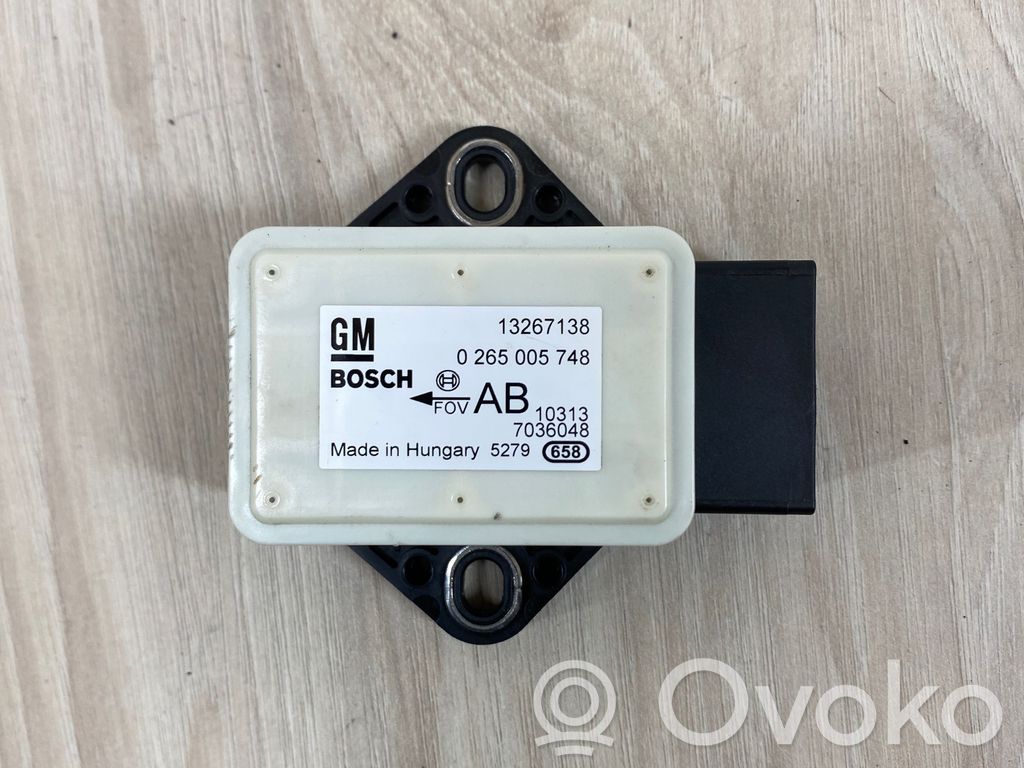 Opel Meriva B ESP acceleration yaw rate sensor 
