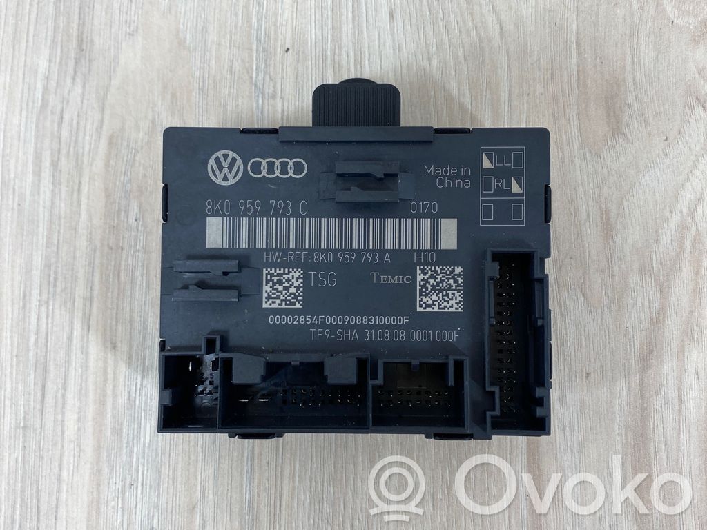 Audi A4 S4 B8 8K Door control unit/module 