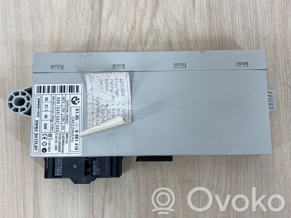 BMW 5 E60 E61 CAS control unit/module 